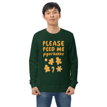 Load image into Gallery viewer, Feed me piparkakku Unisex eco-friendly sweatshirt
