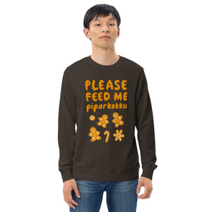 Feed me piparkakku Unisex eco-friendly sweatshirt