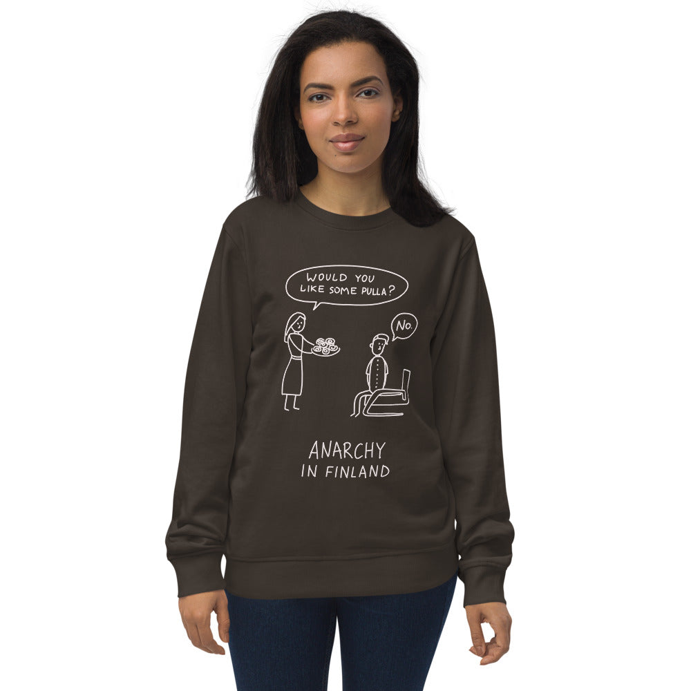 Anarchy in Finland organic Finnish Food Sweatshirt - Finnish sweatshirt from Very Finnish Problems