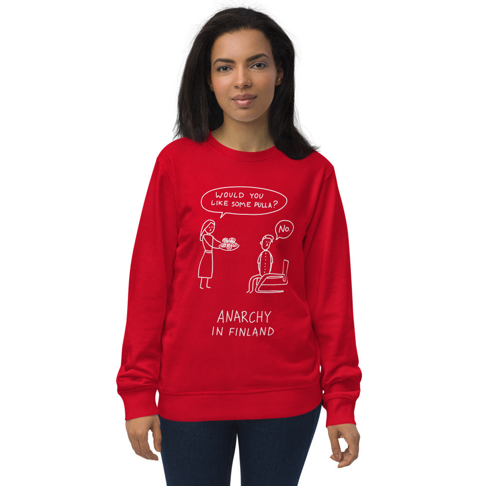 Anarchy in Finland organic Finnish Food Sweatshirt - Finnish sweatshirt from Very Finnish Problems