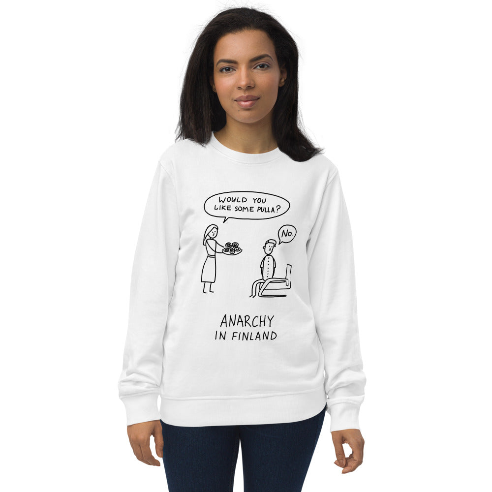 Anarchy in Finland organic Finnish Food Sweatshirt - Finnish sweatshirt from Very Finnish Problems