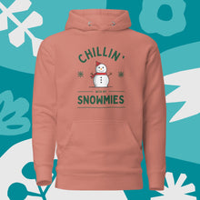 Load image into Gallery viewer, Chillin&#39; with my snowmies Unisex Hoodie
