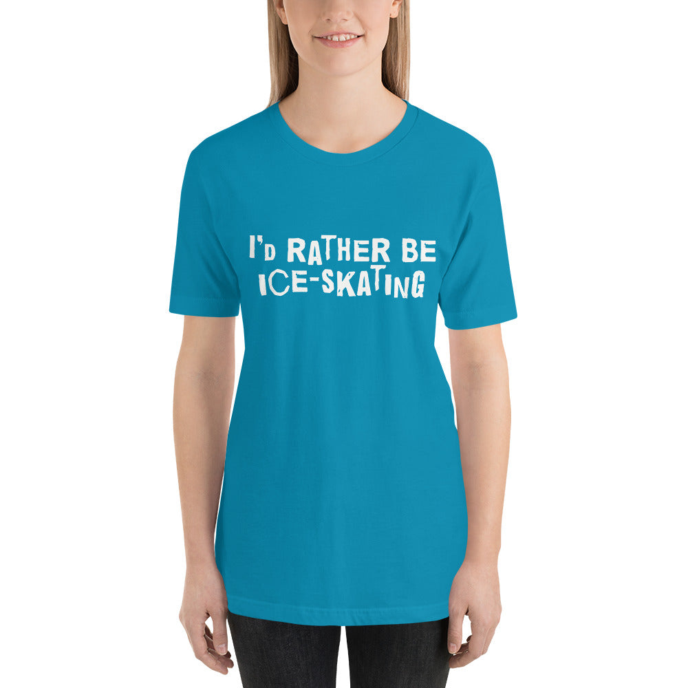 I'd rather be ice-skating Finnish Nature T-Shirt - Finnish t-shirt from Very Finnish Problems