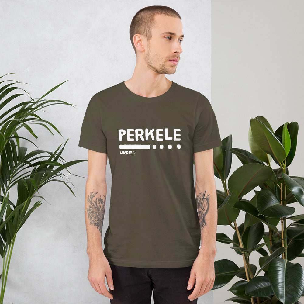 Perkele loading... Unisex T-Shirt - Finnish t-shirt from Very Finnish Problems
