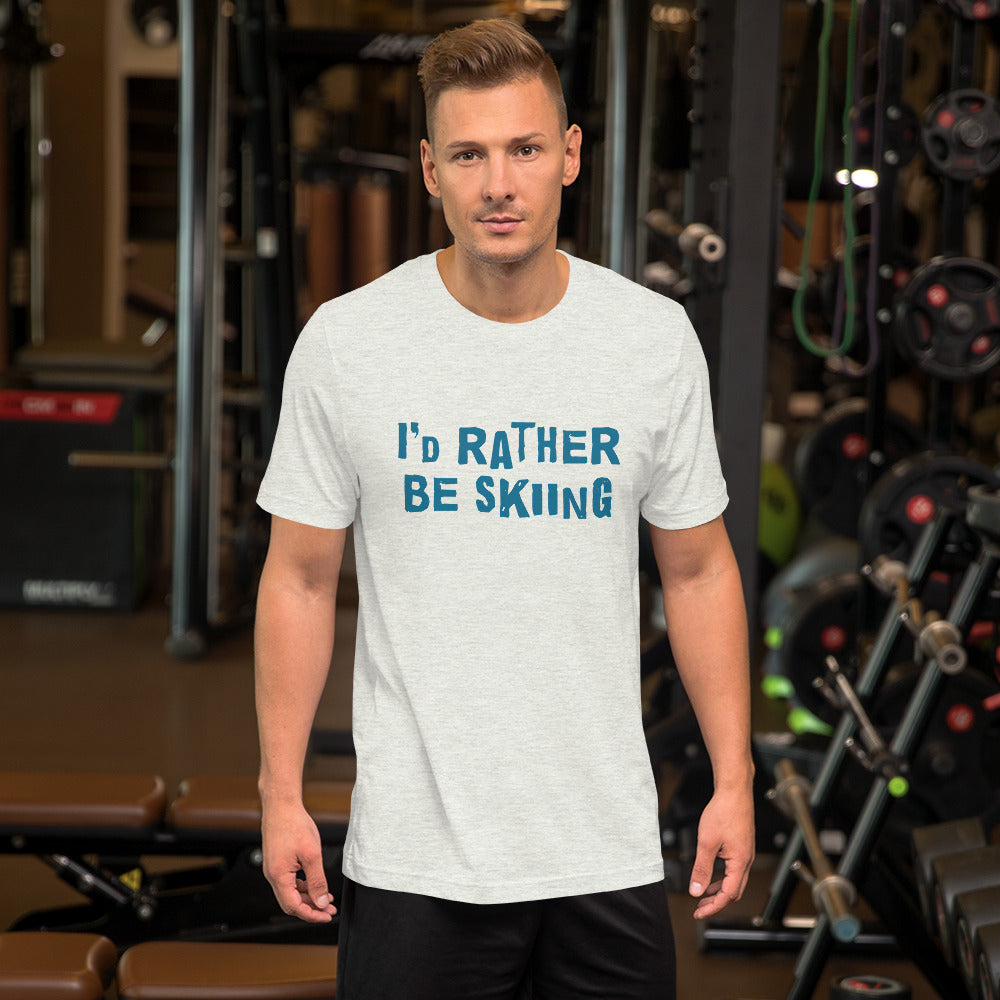 I's rather be skiing Finnish Nature T-Shirt - alternate view - Very Finnish Problems