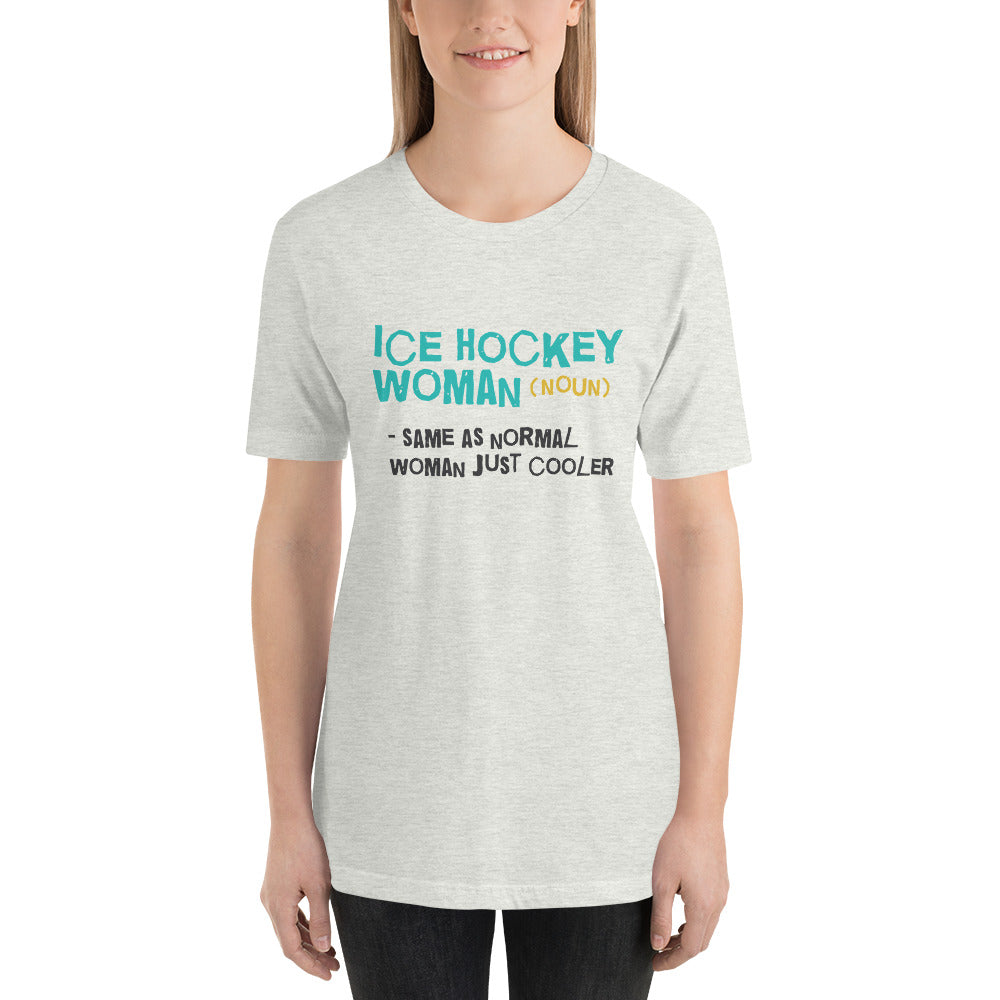 Ice Hockey Woman Finnish Nature T-Shirt - alternate view - Very Finnish Problems