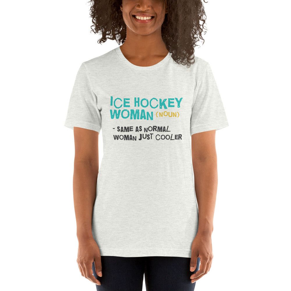 Ice Hockey Woman Finnish Nature T-Shirt - Finnish t-shirt from Very Finnish Problems