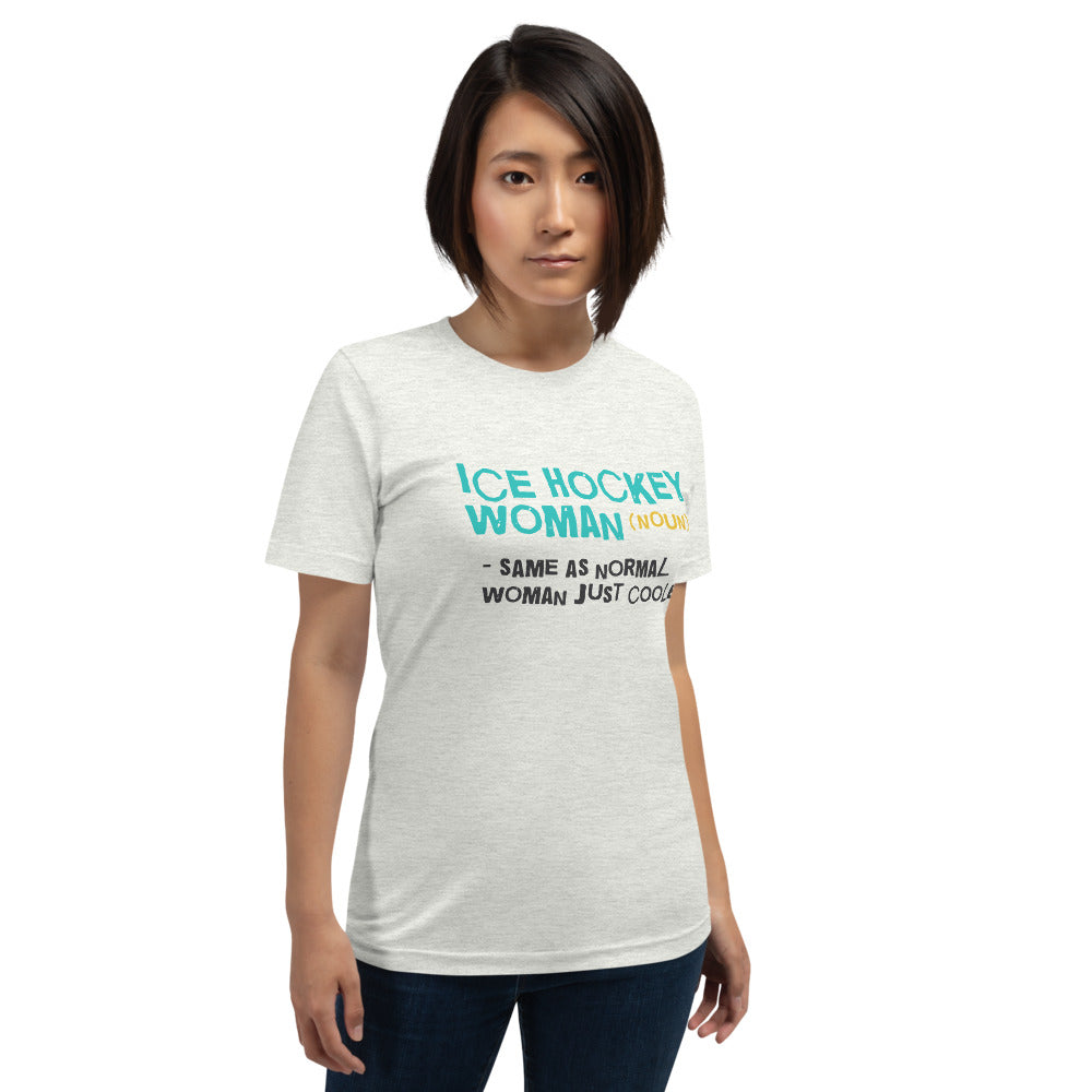 Ice Hockey Woman Finnish Nature T-Shirt - Finnish t-shirt from Very Finnish Problems