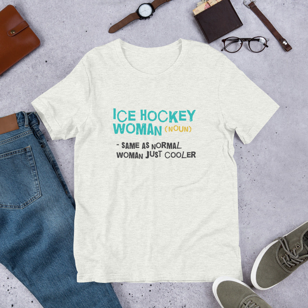 Ice Hockey Woman Finnish Nature T-Shirt - Finnish t-shirt from Very Finnish Problems