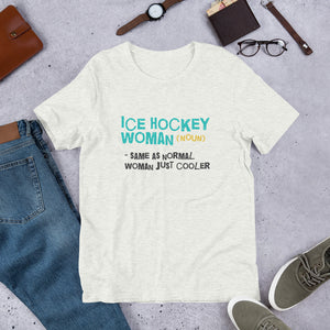 Ice Hockey Woman T-Shirt