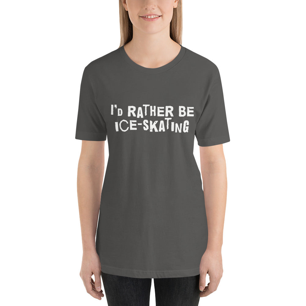 I'd rather be ice-skating Finnish Nature T-Shirt - Finnish t-shirt from Very Finnish Problems