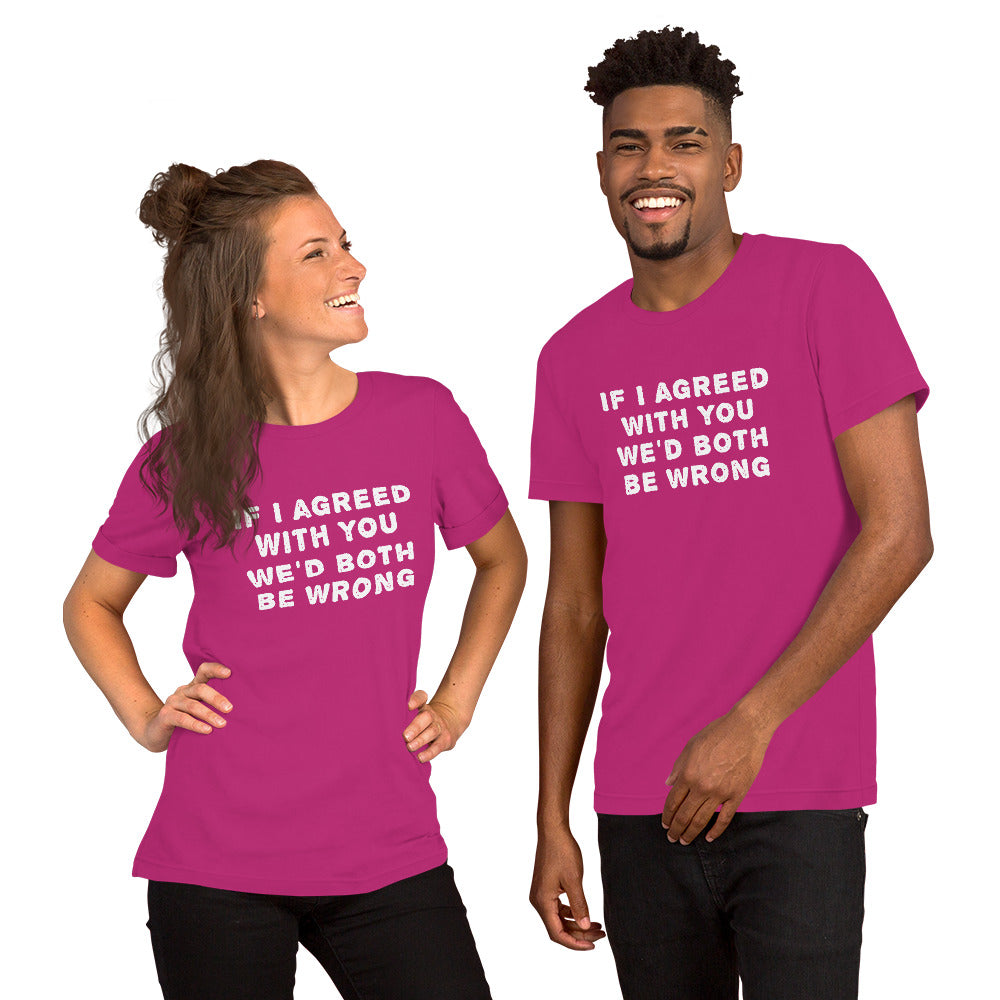 If I agreed with you... Finnish Introvert T-Shirt - alternate view - Very Finnish Problems