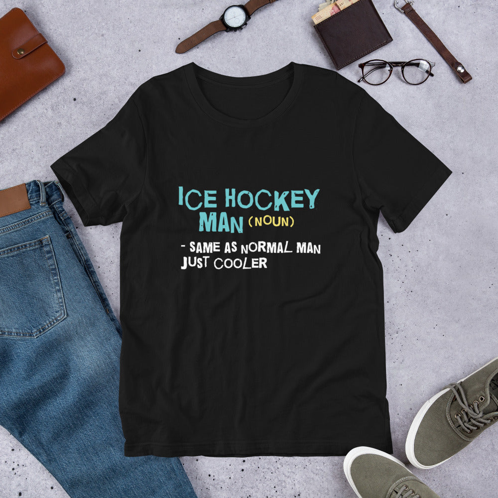 Ice Hockey Man Finnish Nature T-Shirt - Finnish t-shirt from Very Finnish Problems