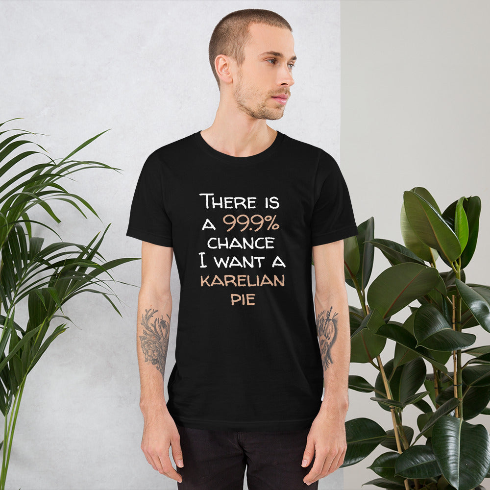 99.9 chance of karelian pie Unisex T-Shirt