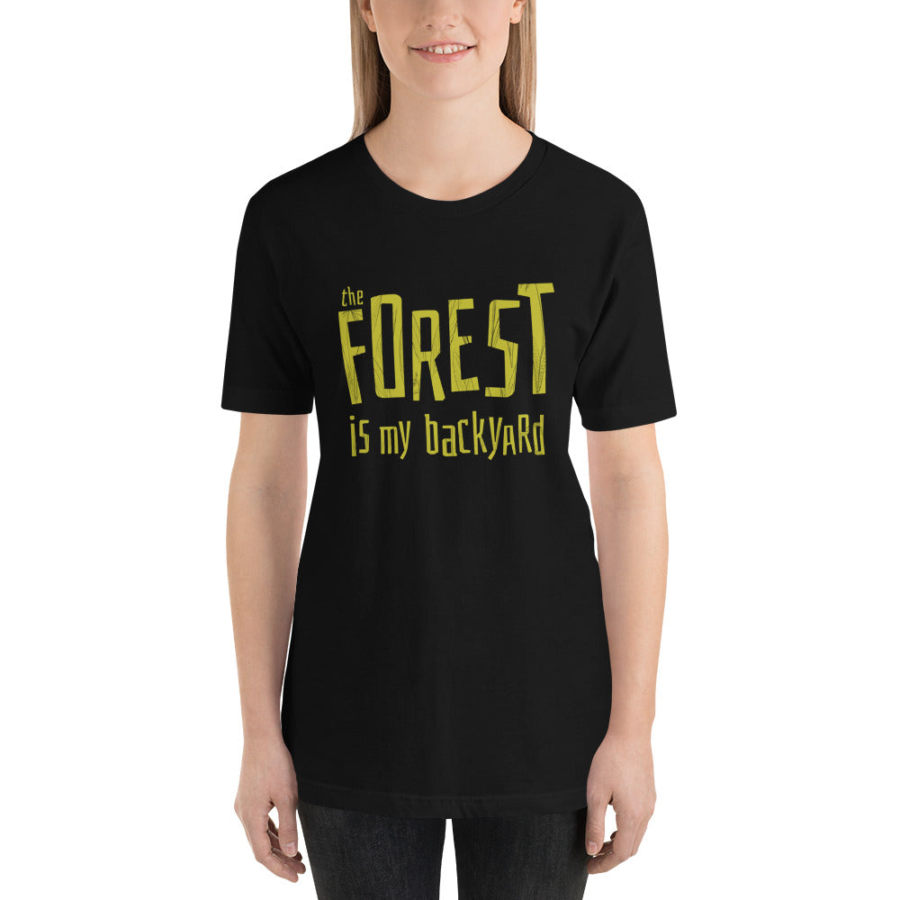Forest is my backyard Finnish t-shirt - alternate view - Very Finnish Problems