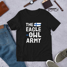 Load image into Gallery viewer, The eagle-owl army Unisex T-Shirt
