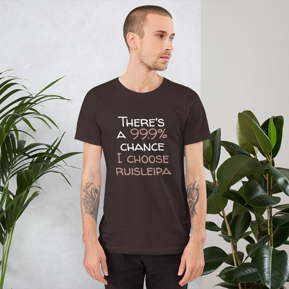 99.9 chance of ruisleipa Finnish Food T-Shirt - Very Finnish Problems official t-shirt