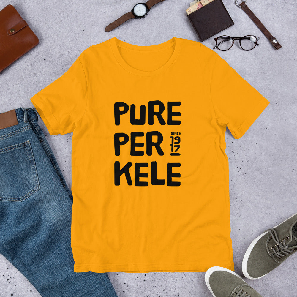 Pure perkele since 1917 Unisex T-Shirt - Finnish t-shirt from Very Finnish Problems