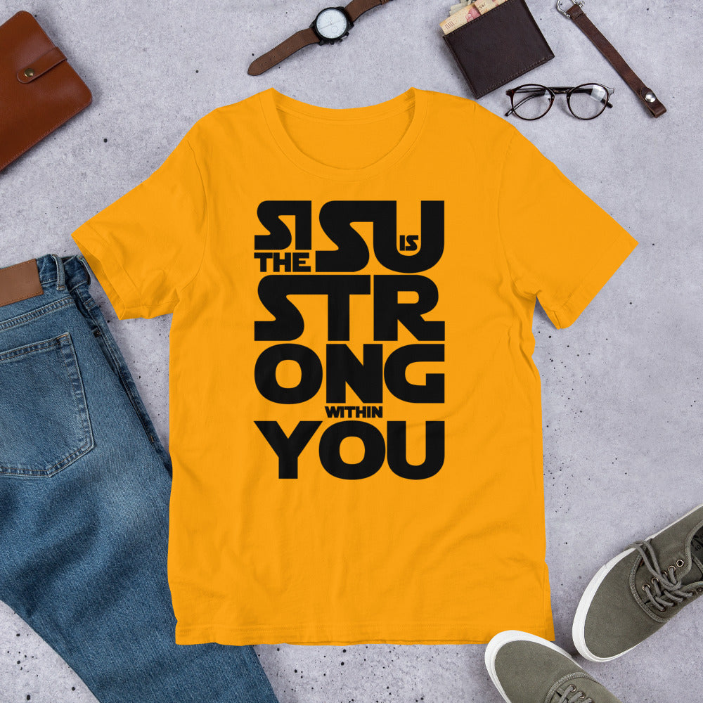 Sisu is strong Finnish t-shirt - alternate view - Very Finnish Problems