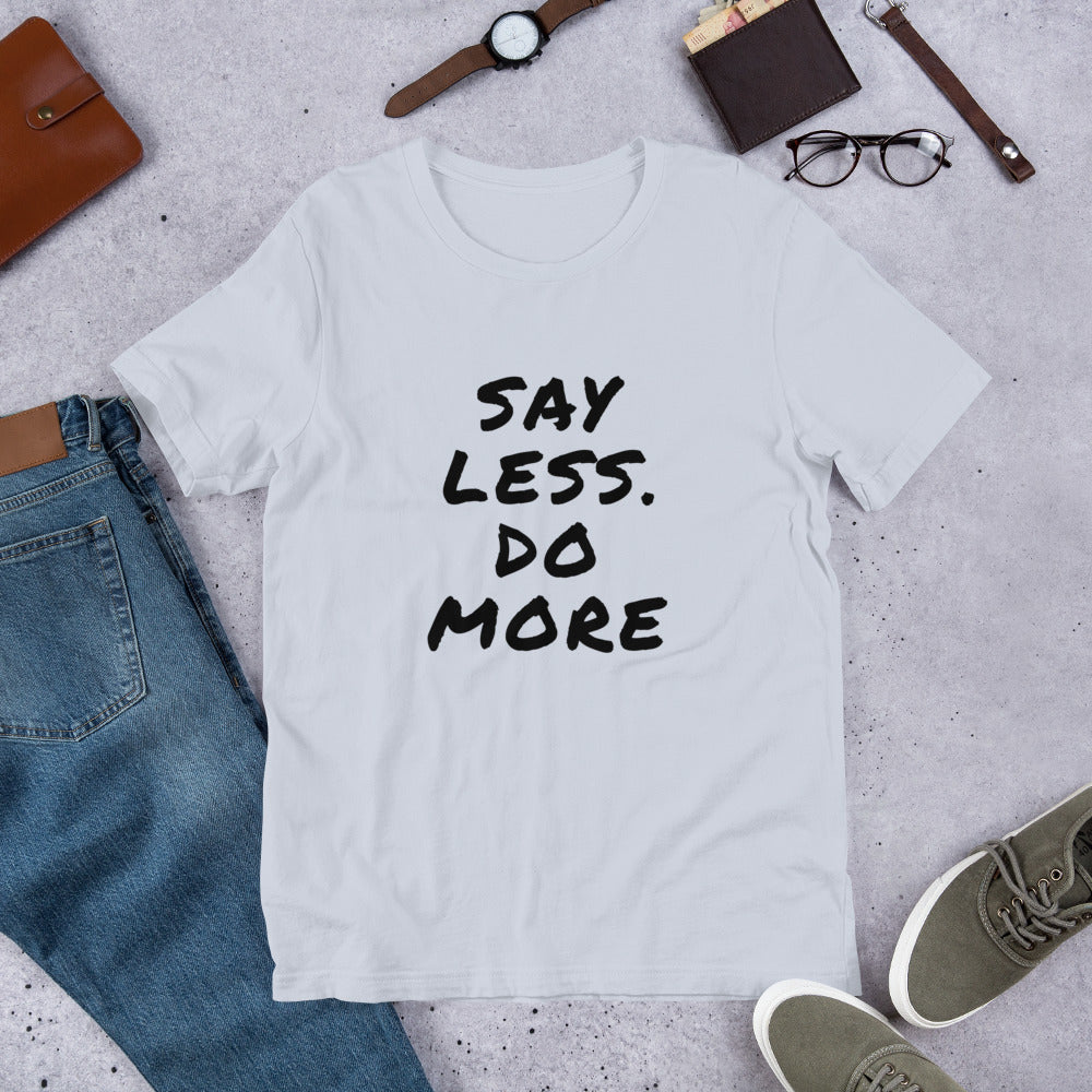 Say less. Do more. Finnish Introvert T-Shirt - alternate view - Very Finnish Problems
