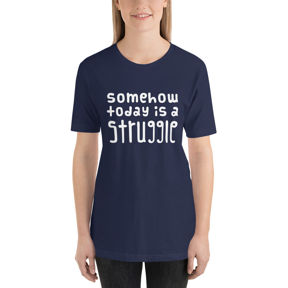 Today is a struggle Finnish t-shirt detail - Very Finnish Problems official merchandise