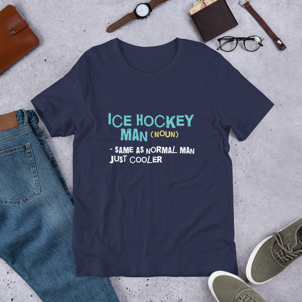 Ice Hockey Man Finnish Nature T-Shirt - Finnish t-shirt from Very Finnish Problems