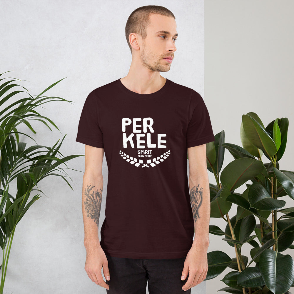 Perkele 100% proof Finnish t-shirt - alternate view - Very Finnish Problems