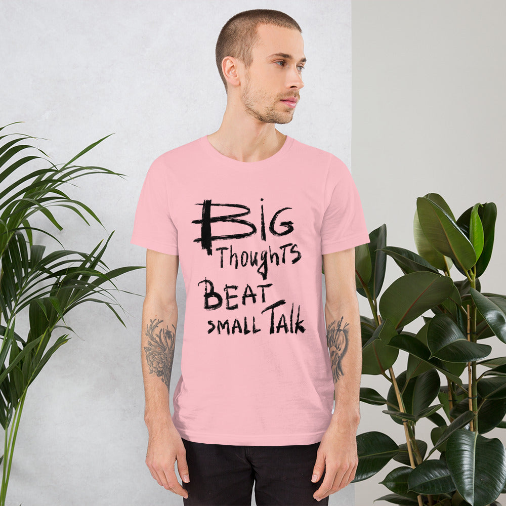 Big Thoughts vs Small Talk Finnish T-Shirt - Finnish t-shirt from Very Finnish Problems