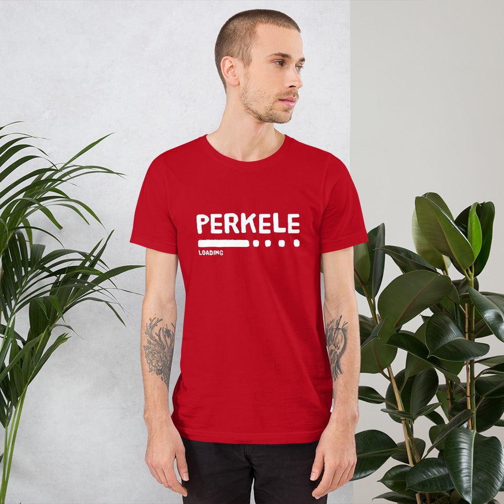 Perkele loading Unisex T-Shirt – Very Finnish Problems