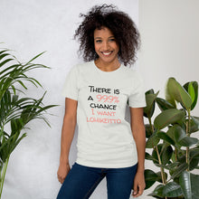 Load image into Gallery viewer, 99.9. chance of lohikeitto Unisex T-Shirt
