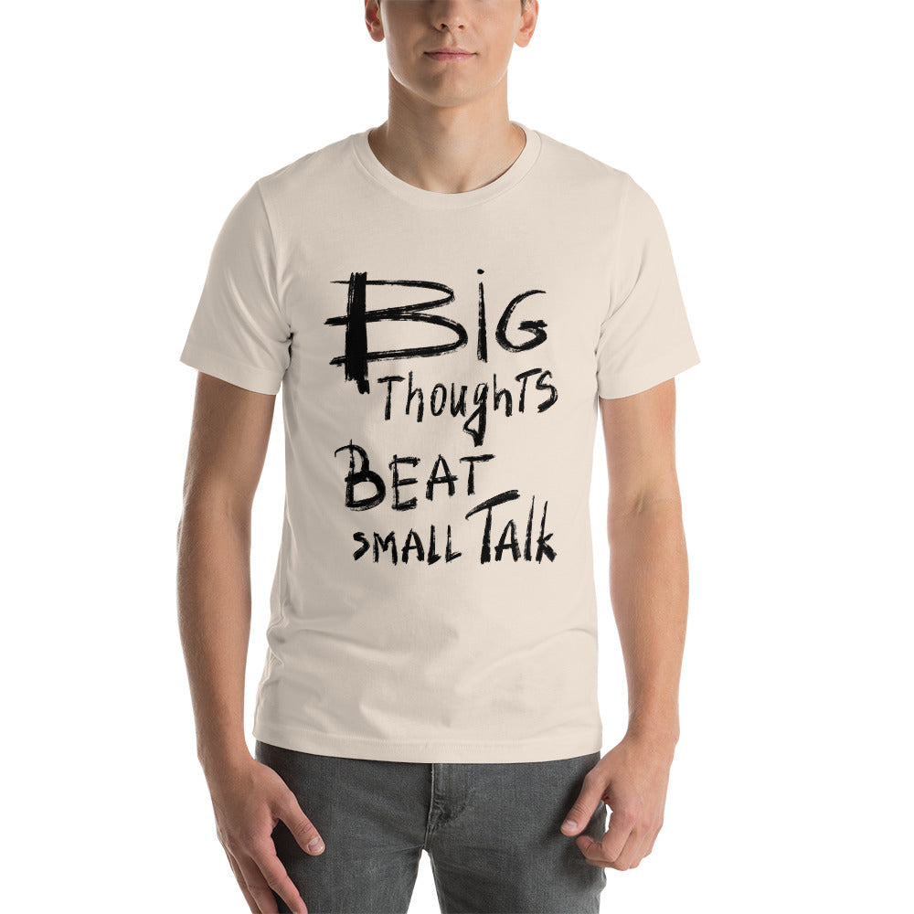 Big Thoughts vs Small Talk Finnish T-Shirt - alternate view - Very Finnish Problems