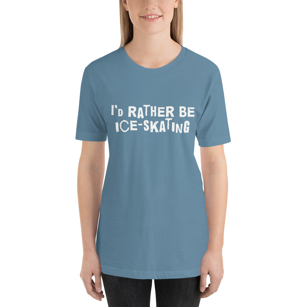 I'd rather be ice-skating Finnish Nature T-Shirt - Finnish t-shirt from Very Finnish Problems