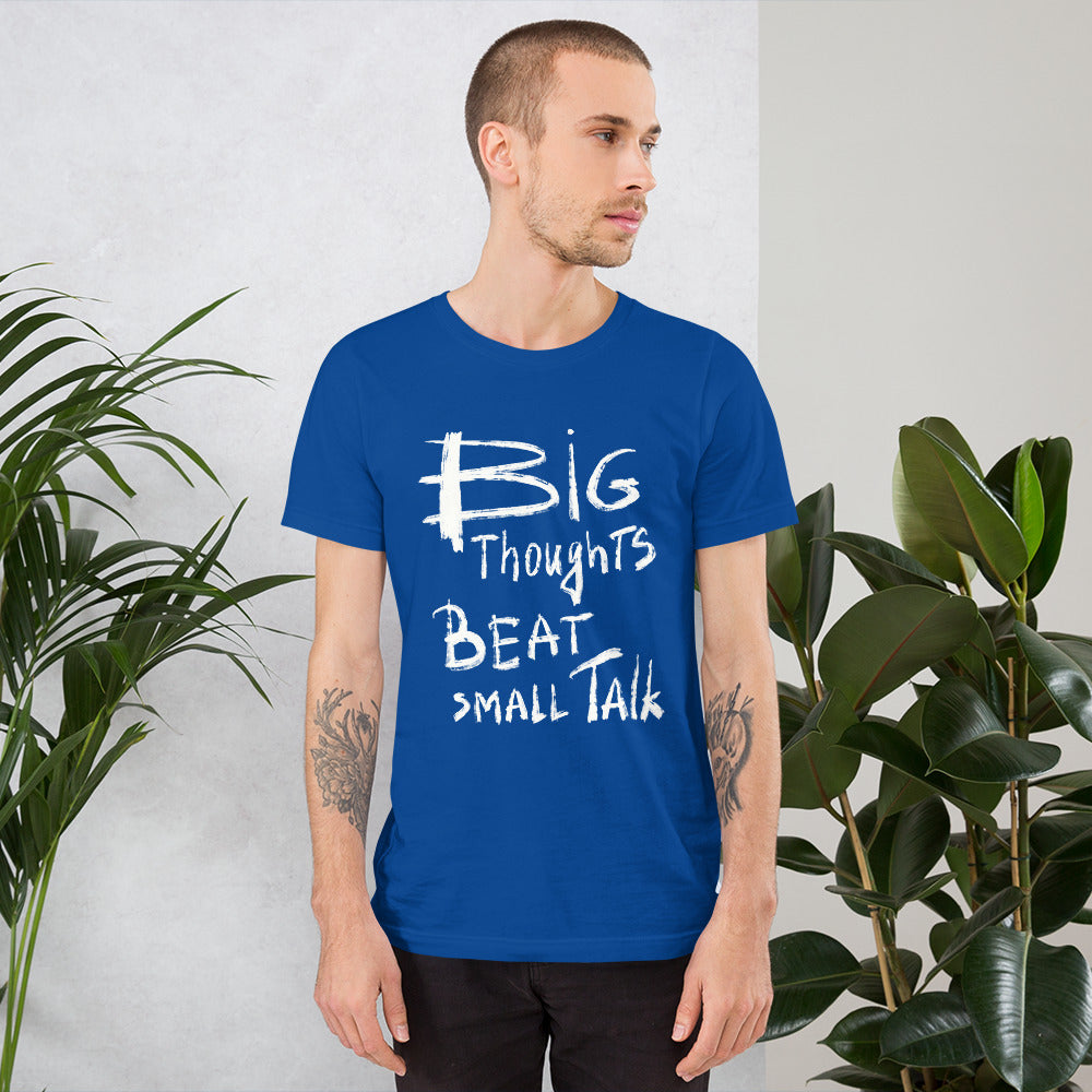 Big Thoughts vs Small Talk Finnish T-Shirt - Finnish t-shirt from Very Finnish Problems