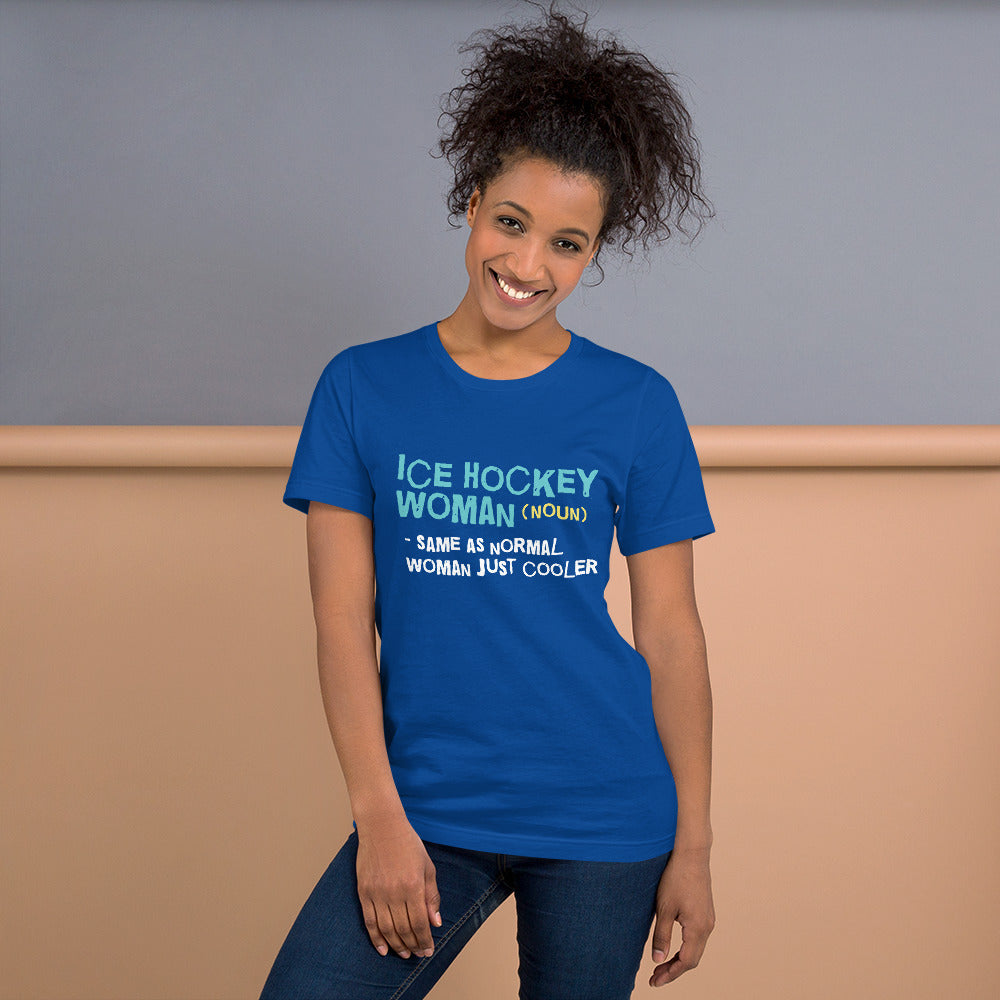 Ice Hockey Woman Finnish Nature T-Shirt - Finnish t-shirt from Very Finnish Problems