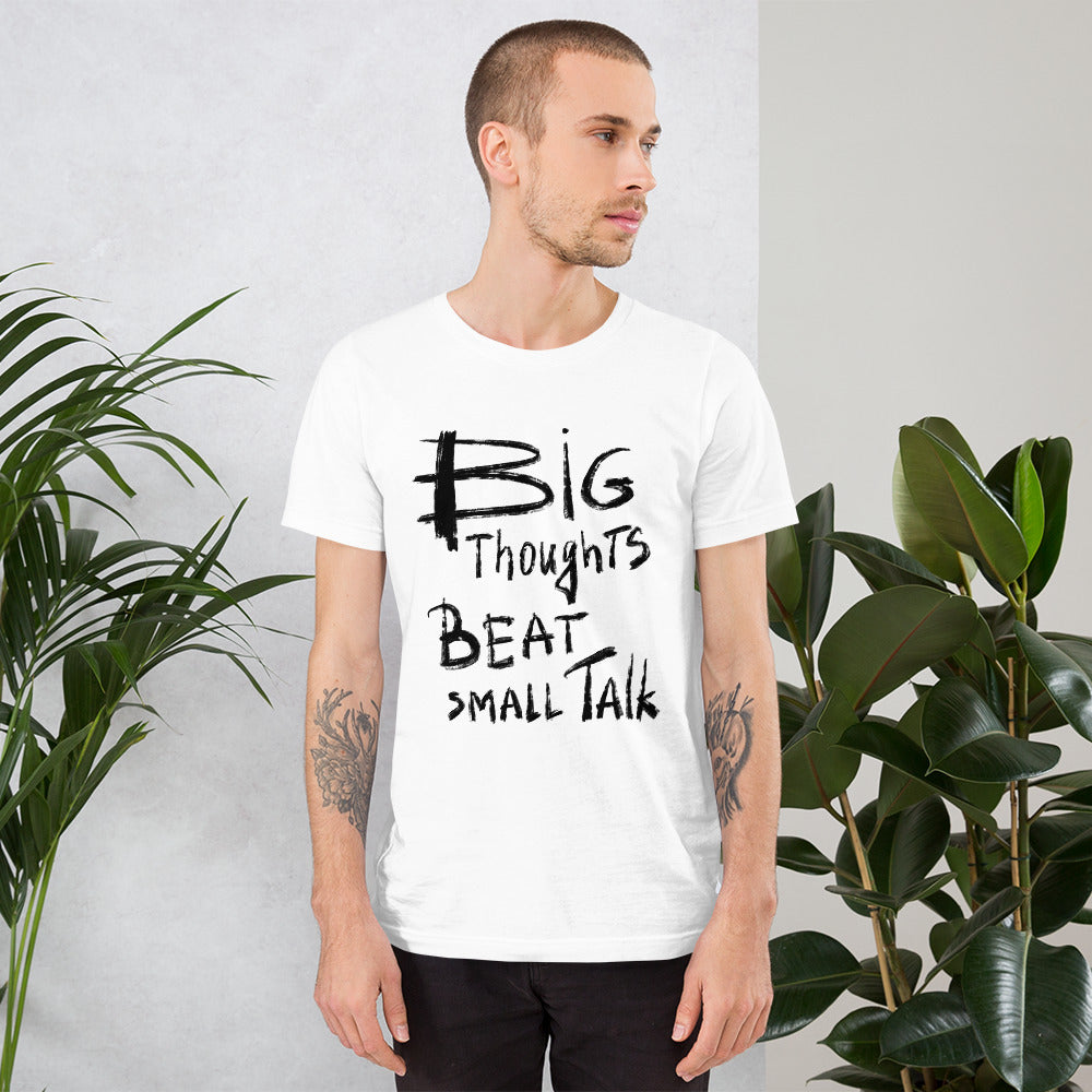 Big Thoughts vs Small Talk Finnish T-Shirt - Finnish t-shirt from Very Finnish Problems