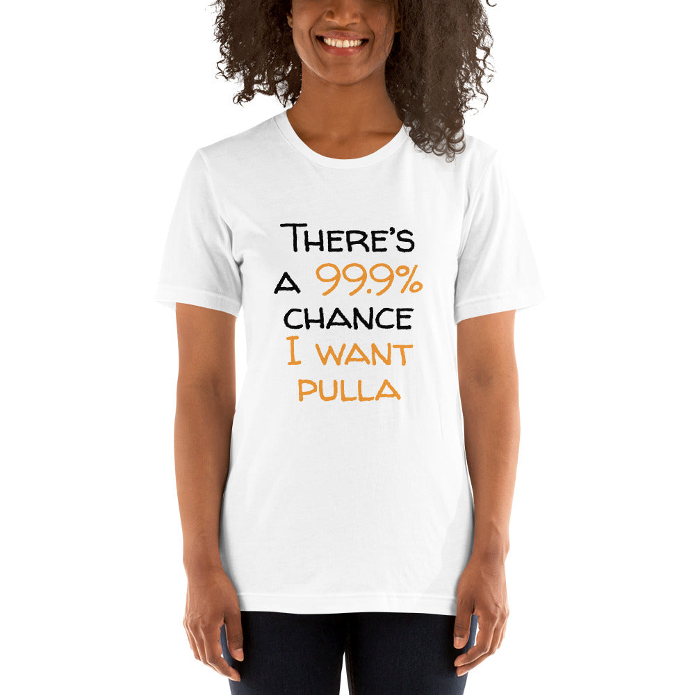 99.9 chance of pulla Finnish Food T-Shirt - Finnish t-shirt from Very Finnish Problems