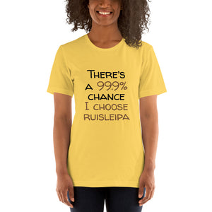 99.9 chance of ruisleipa Unisex T-Shirt
