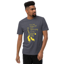 Load image into Gallery viewer, I would love to stay... Unisex t-shirt from recycled fabric

