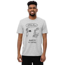 Load image into Gallery viewer, Anarchy in Finland Unisex t-shirt from recycled fabric
