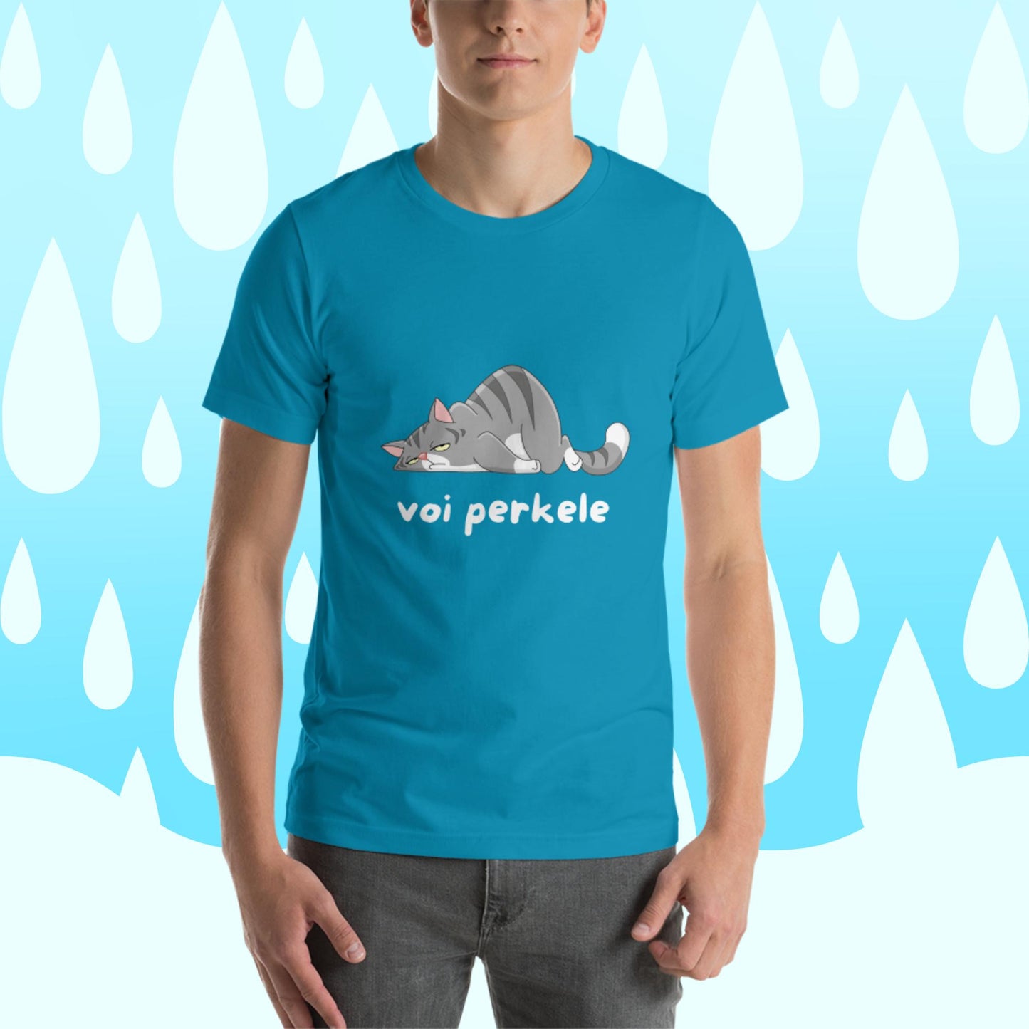 Voi perkele Finnish Language T-Shirt - alternate view - Very Finnish Problems