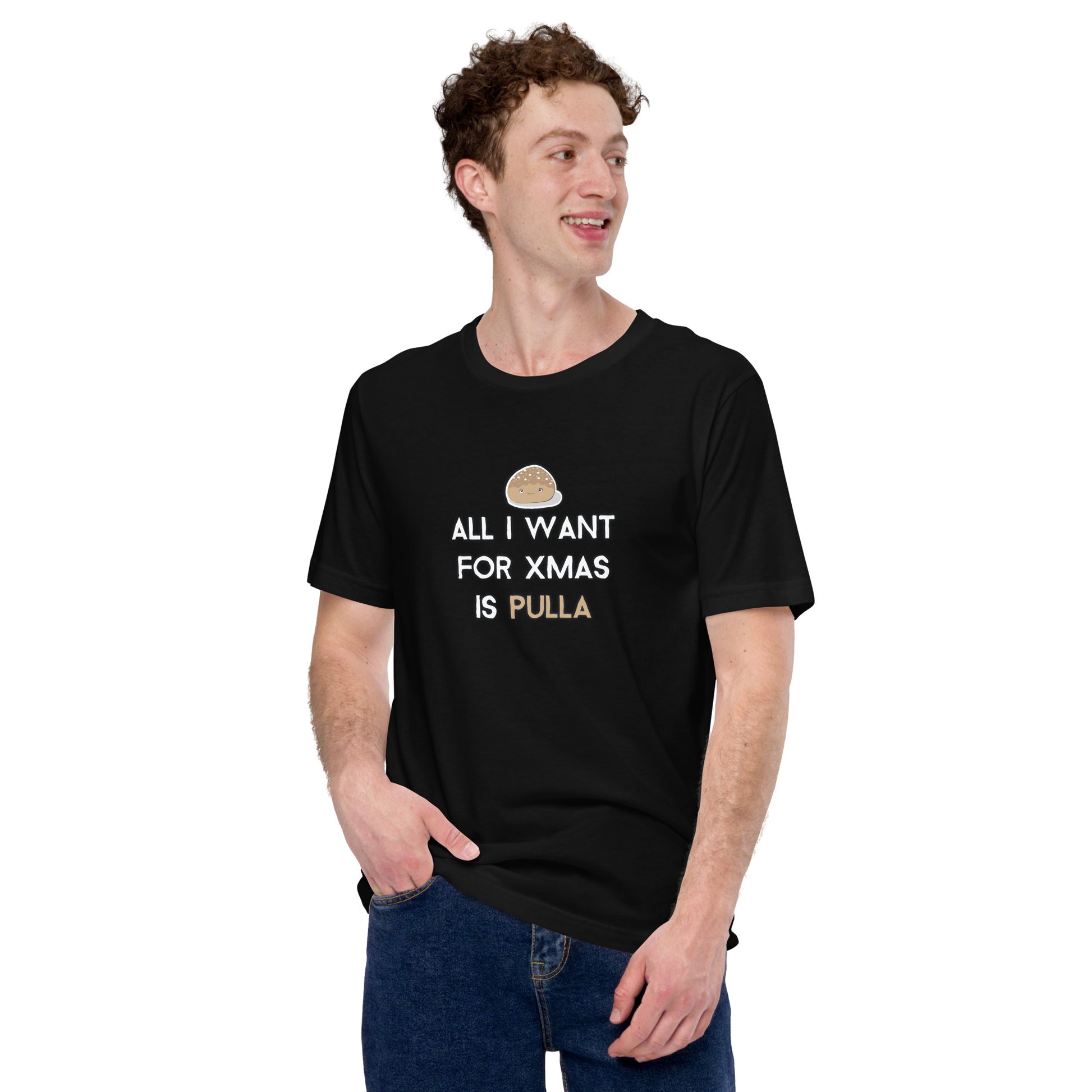All I want for Xmas is pulla Finnish Food T-Shirt - alternate view - Very Finnish Problems
