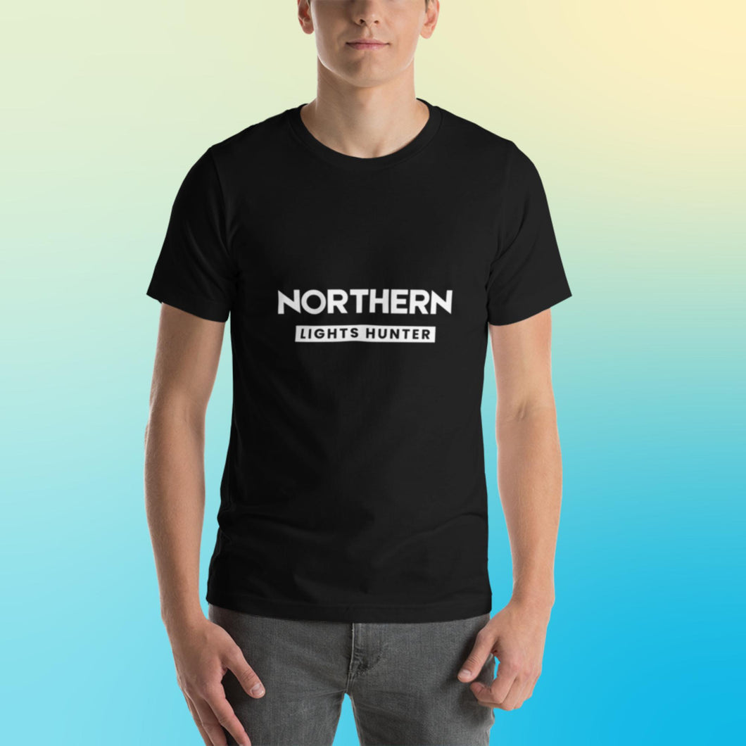 Northern Lights Hunter Unisex t-shirt