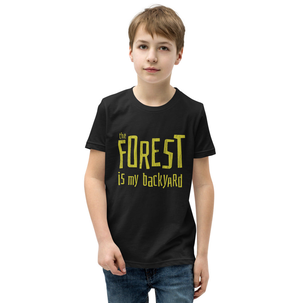 Forest is my backyard Youth T-Shirt - Very Finnish Problems official Finnish youth t-shirt design